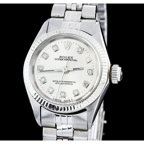 rolex ladies stainless steel watches|Rolex ladies watch price.